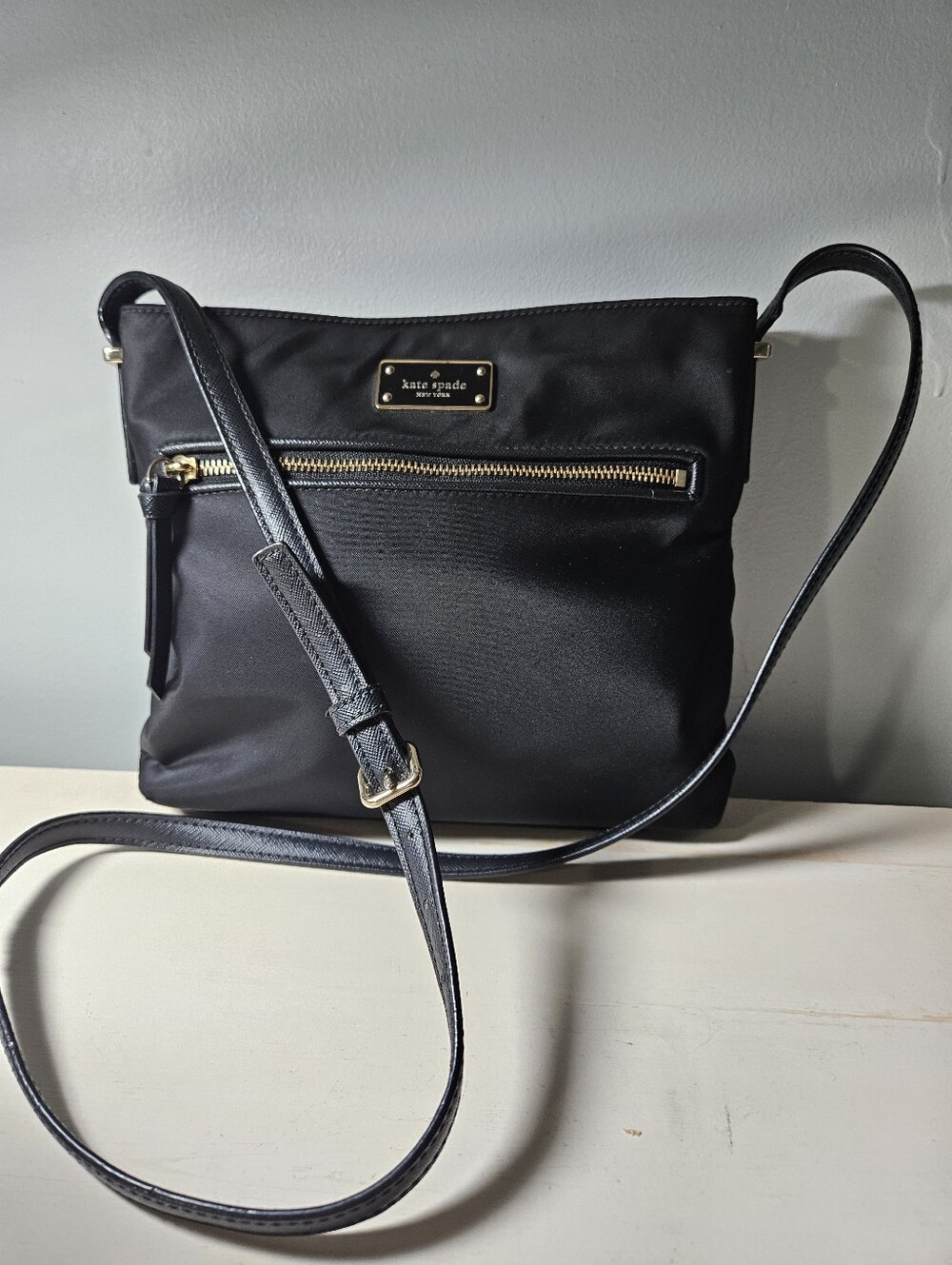 Kate Spade Wilson Road Dessi Black Nylon Crossbody Bag